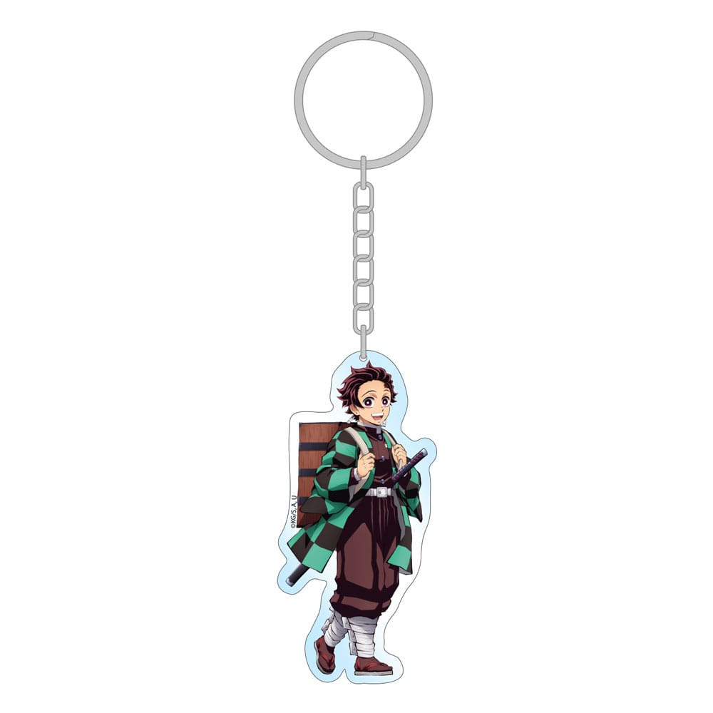 Demon Slayer: Kimetsu no Yaiba Akryl nøkkelring Tanjiro Holographic 8 cm