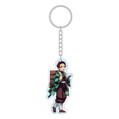 Demon Slayer: Kimetsu no Yaiba Akryl nøkkelring Tanjiro Holographic 8 cm