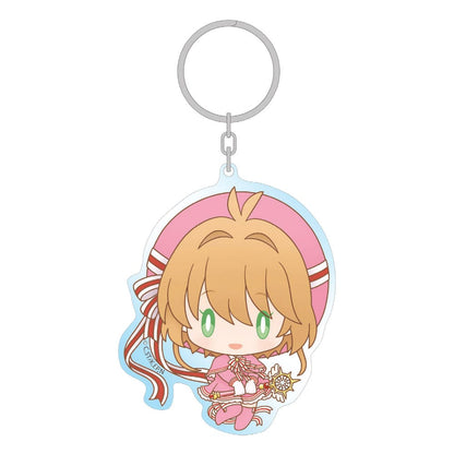 Card Captor Sakura: Şeffaf Kart Akrilik Anahtarlık Sakura Kinomoto 8 cm