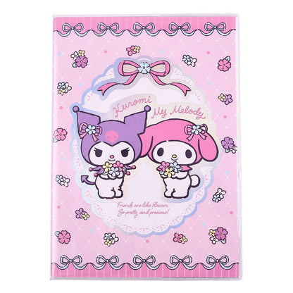 Sanrio Defter Kuromi & My Melody Pastel Çiçek Holografik Damalı