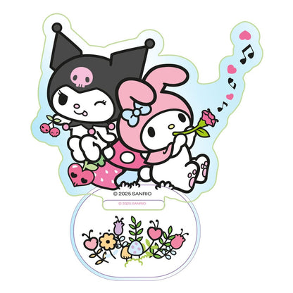 Supporto Acrilico Sanrio Kuromi & My Melody Olografico 6 cm