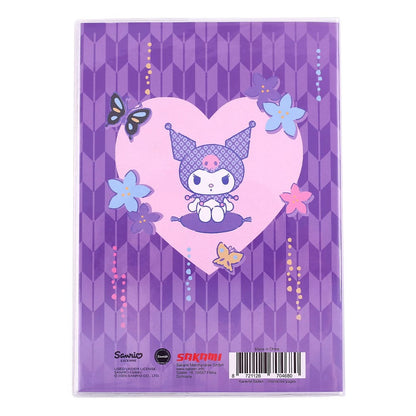 Sanrio Notizbuch Kuromi Japanisch holografisch kariert