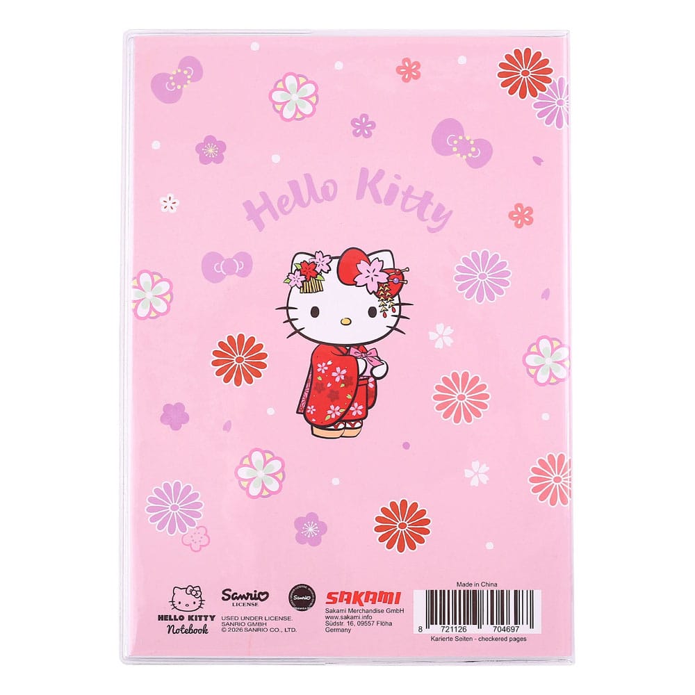 Sanrio Notebook Hello Kitty Kimono holografisk ternet