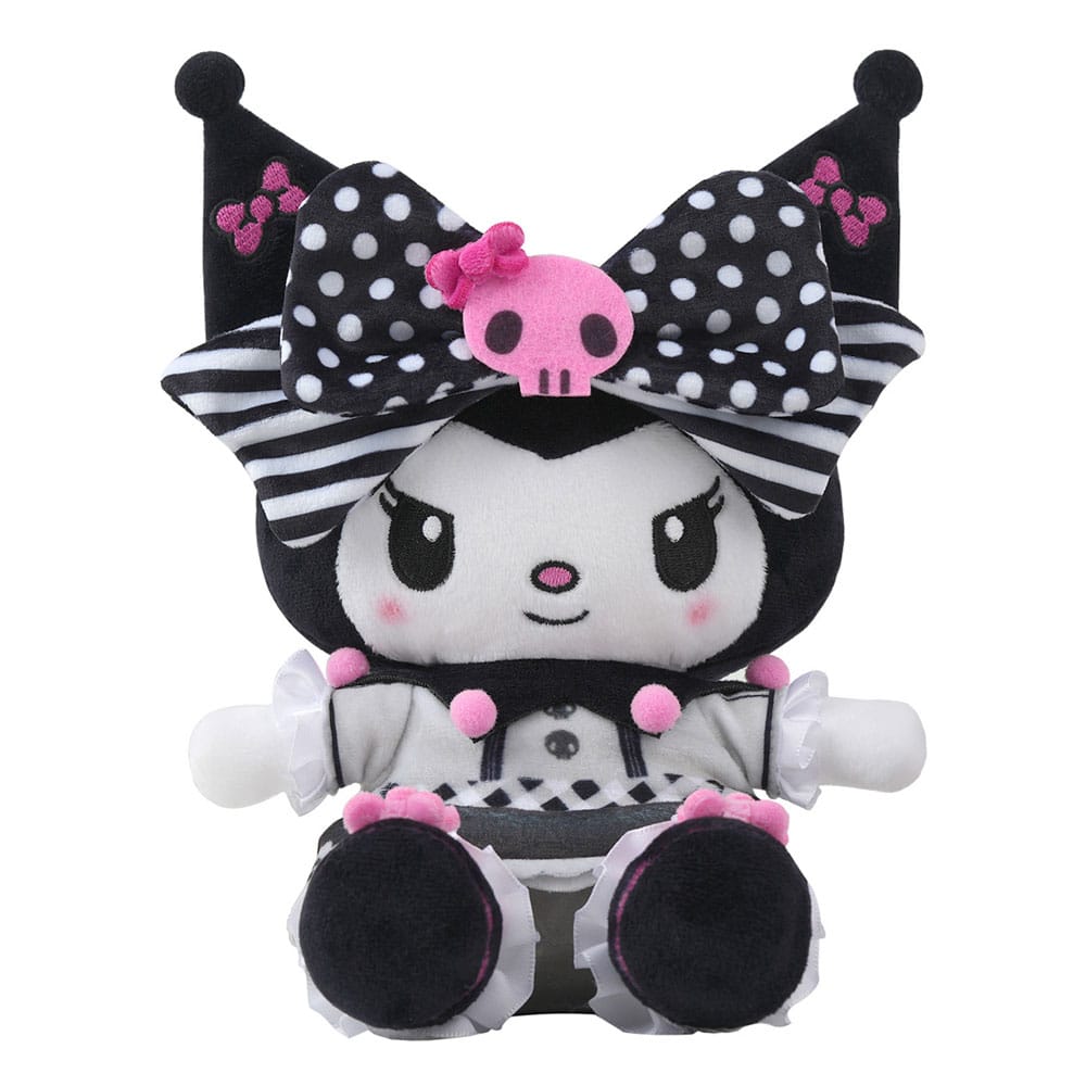 Sanrio Pink Black Party Series Plišana figura Kuromi XL 35 cm
