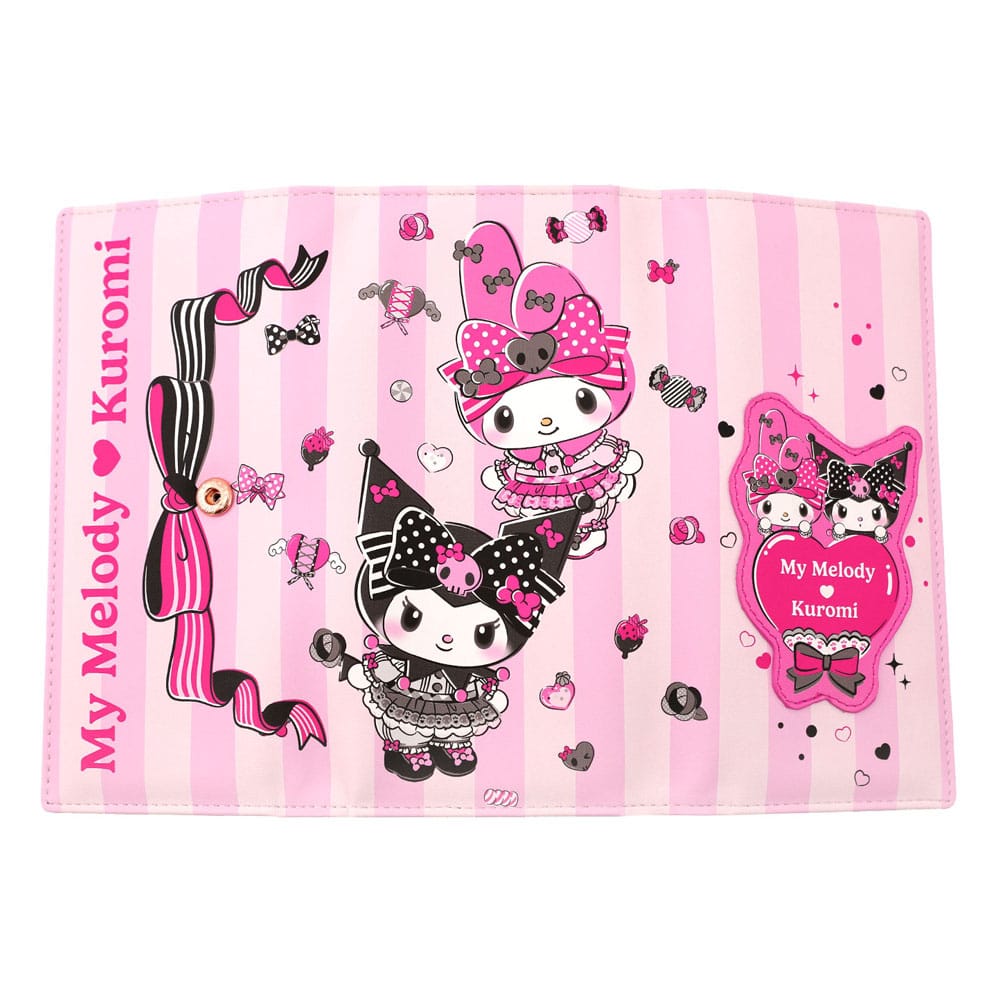 Sanrio Pink Black Party Series Møntpung Kuromi & My Melody