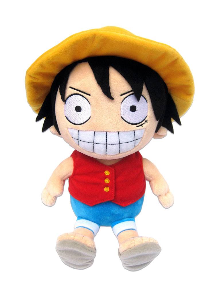 Una figura di peluche a un pezzo Luffy 32 cm