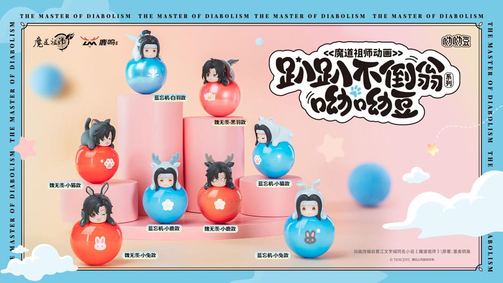 Hegrandmaster of Demonic Cultivation Yura Yura Mascot Mini Figures 5 cm Affichage (6)