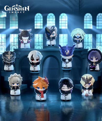 Genshin Impact Mini Figurer Fatui Harbingers Chibi Design 7 cm Blind Box Display (9)