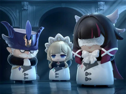 Genshin Impact Mini Figurer Fatui Harbingers Chibi Design 7 cm Blind Box Display (9)