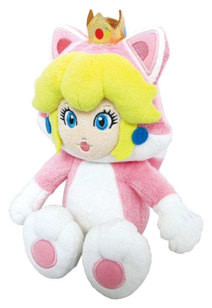 Super Mario Pluche Figuur Kat Perzik 22 cm