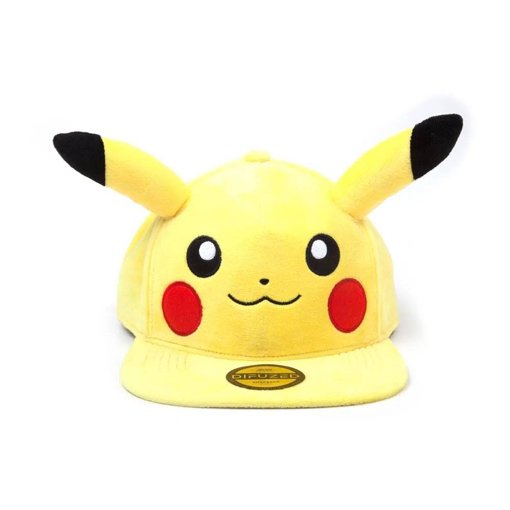 Pokémon Plush Snapback Cap verlegen Pikachu