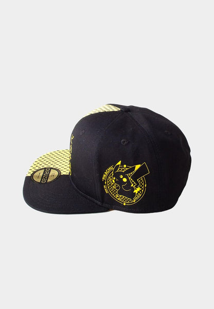 Pokemon Snapback Cap Block Pikachu