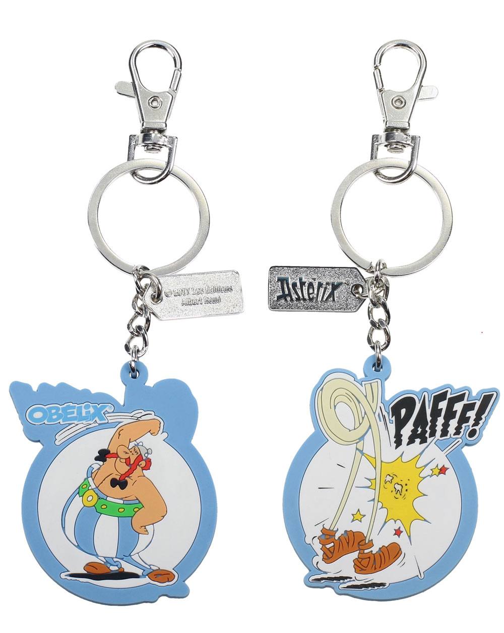 Asterix: Obelix Pafff Reversible Rubber Keychain