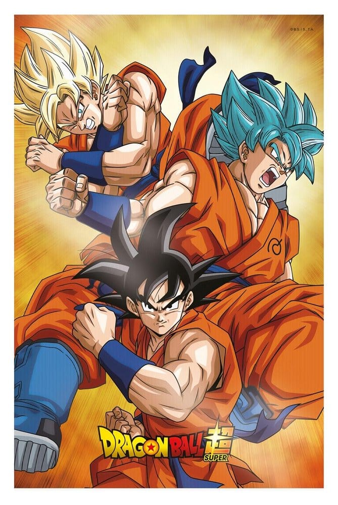 Dragon Ball Super Póster 3D Champa Goku 38 x 58 cm
