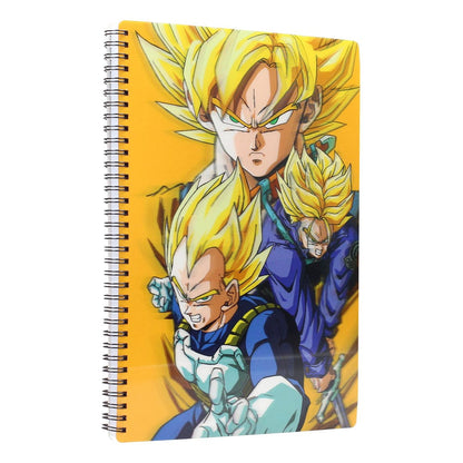 Dragon Ball Notebook with 3D-Effect Saiyans