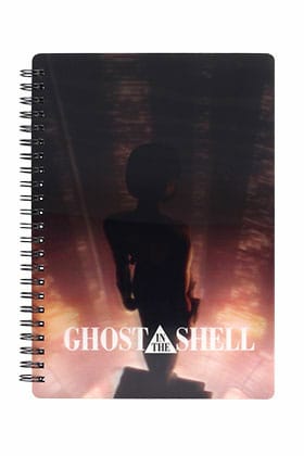 Ghost in the Shell Notebook with 3D-Effect Motoko Kusanagi Art