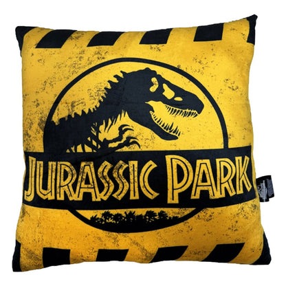 Jurassic Park Pillow Attenzione logo 45 cm