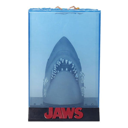 Jaws 3D Plakat PVC Figur 50 års jubilæum 26 cm