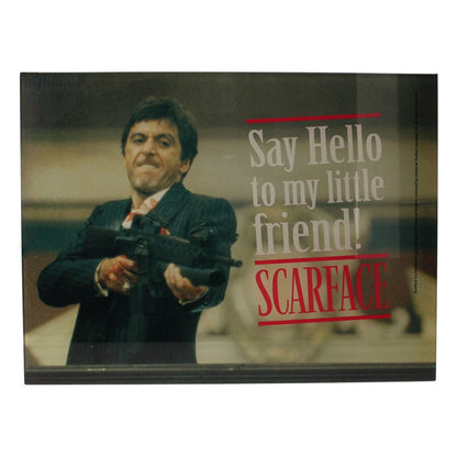 Poster in vetro Scarface Say Hello 40 x 30 cm
