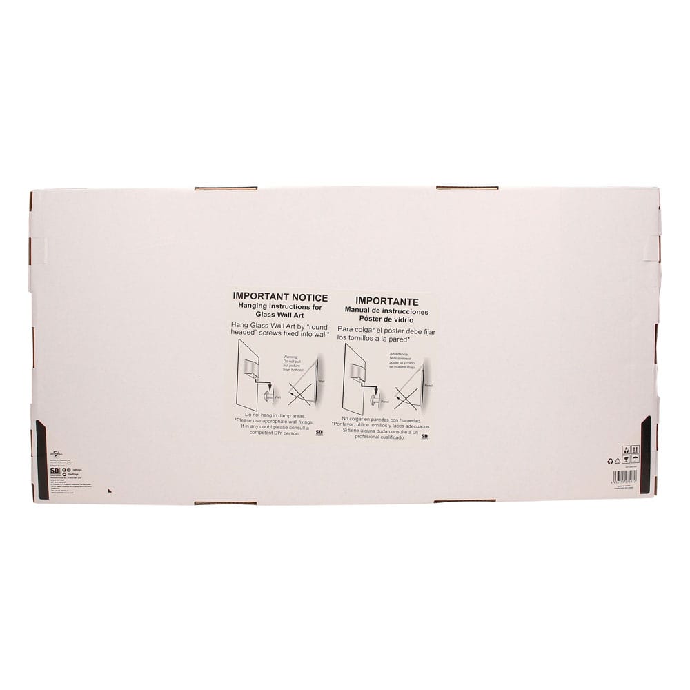 Scarface Glasplakat The World Is Yours (Grå baggrund) 60 x 30 cm