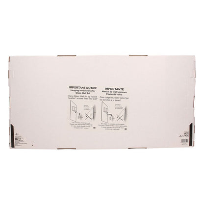 Scarface Glasplakat The World Is Yours (Grå baggrund) 60 x 30 cm