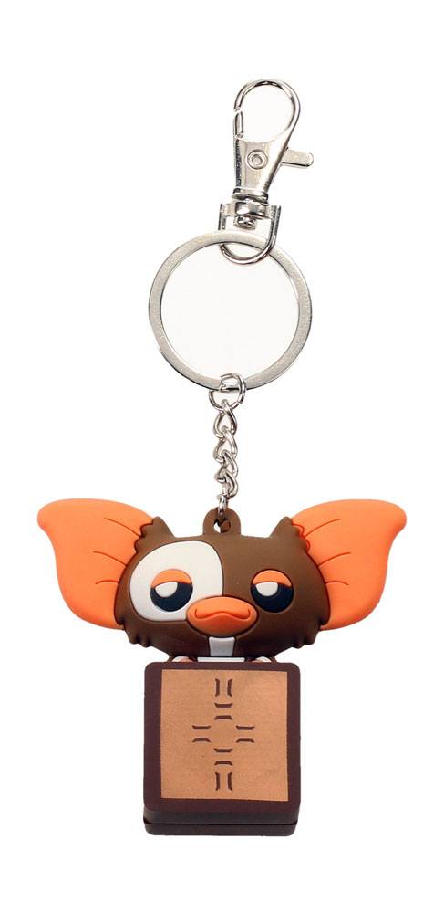 Gremlins Pokis Gummi nøglering Gizmo i æske 6 cm