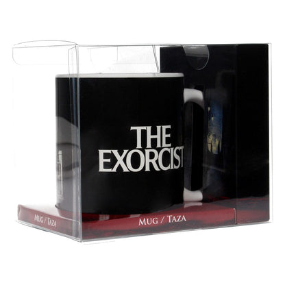 he Exorcist Gavesæt Krus & Nøglering Poster Print Sort & Hvid
