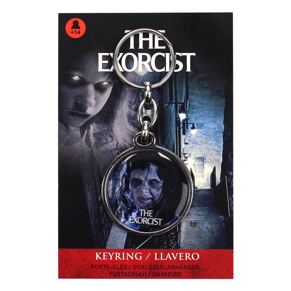 he Exorcist Gavesæt Krus & Nøglering Poster Print Sort & Hvid