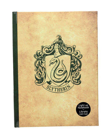 Harry Potter Notebook med lys Slytherin