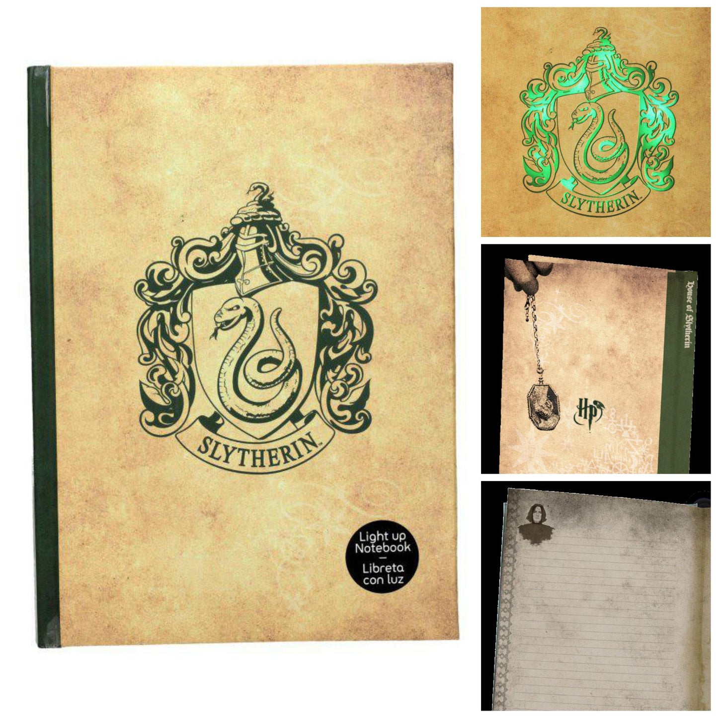 Notebook di Harry Potter con Serpeverde leggero