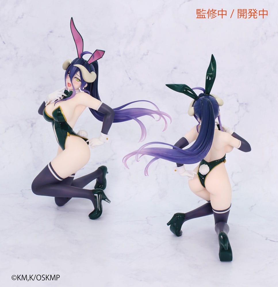 Overlord en syvende karat PVC-statue 1/7 Albedo Bunny Ver. 19 cm