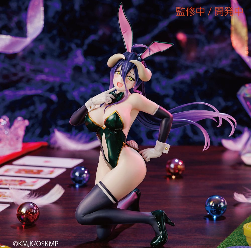 Overlord en syvende karat PVC-statue 1/7 Albedo Bunny Ver. 19 cm
