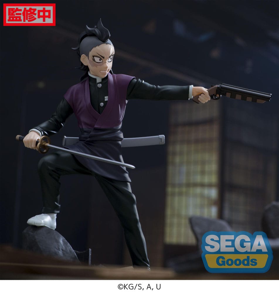 Demon Slayer: Kimetsu no Yaiba Xross Link Anime PVC Estatua Genya Shinazugawa -Wordsmith Village Arc- 15 cm