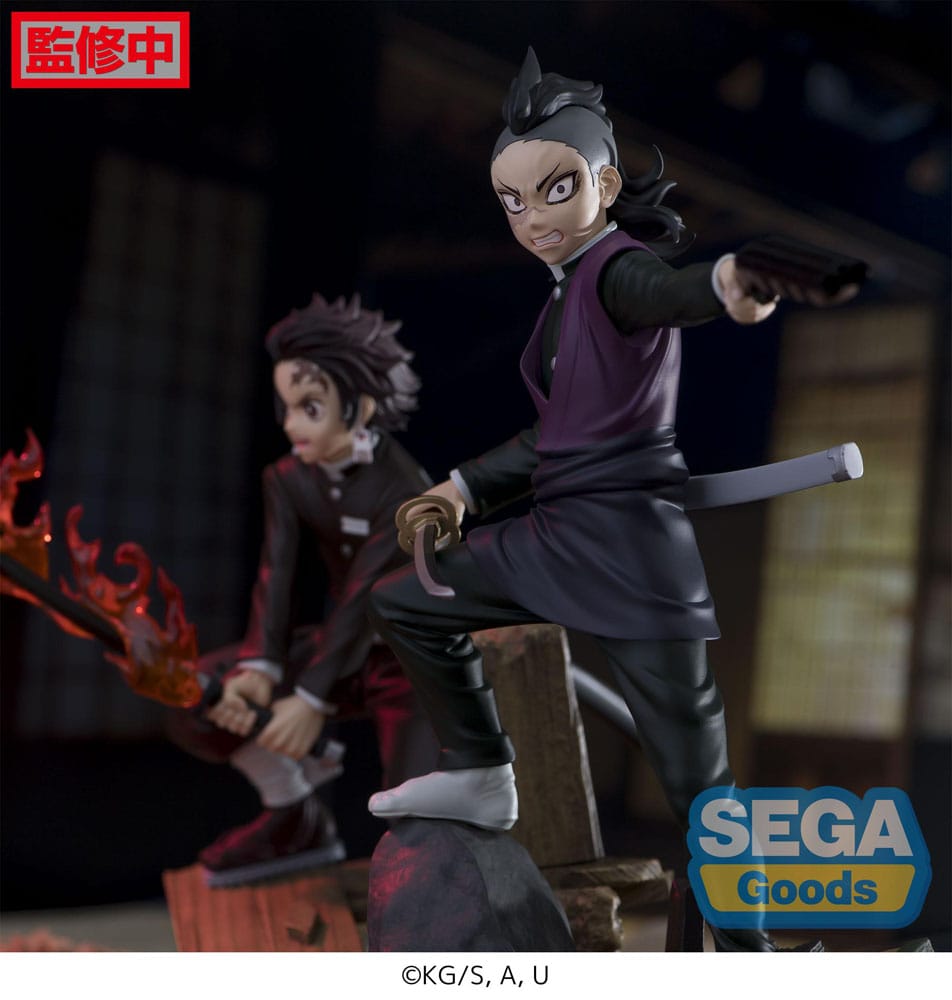 Demon Slayer: Kimetsu no Yaiba Xross Link Anime PVC Estatua Genya Shinazugawa -Wordsmith Village Arc- 15 cm