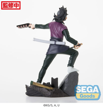 Demon Slayer: Kimetsu no Yaiba Xross Link Anime PVC Estatua Genya Shinazugawa -Wordsmith Village Arc- 15 cm