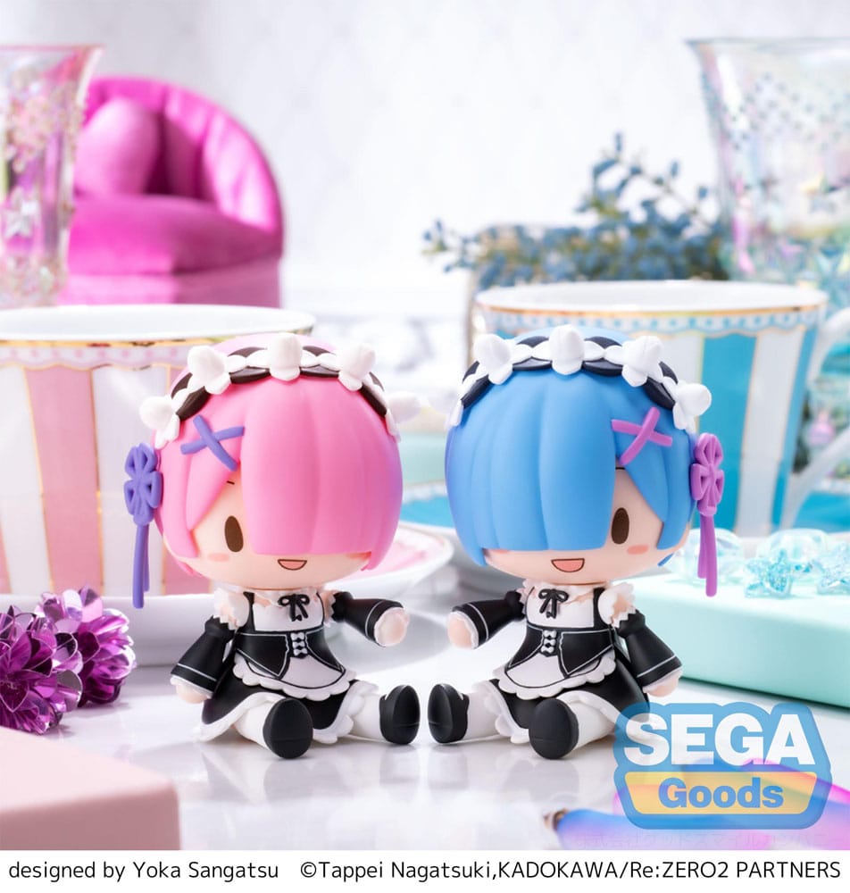 Re: Zero Start Life i en annan värld Fuwa Petit Chibi Figure Rem 8 cm