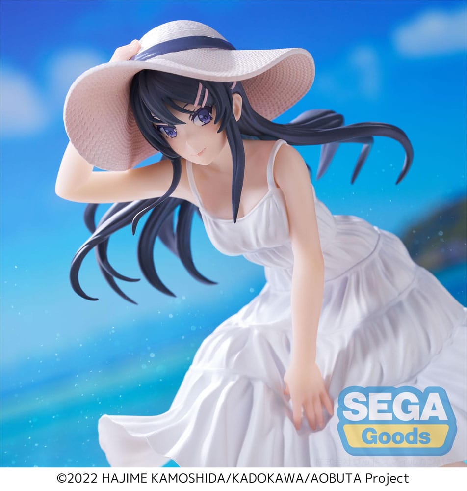 Rascal Does Not Dream of a Bunny Girl Senpai Luminasta PVC Statue Mai Sakurajima Summer Dress 17 cm