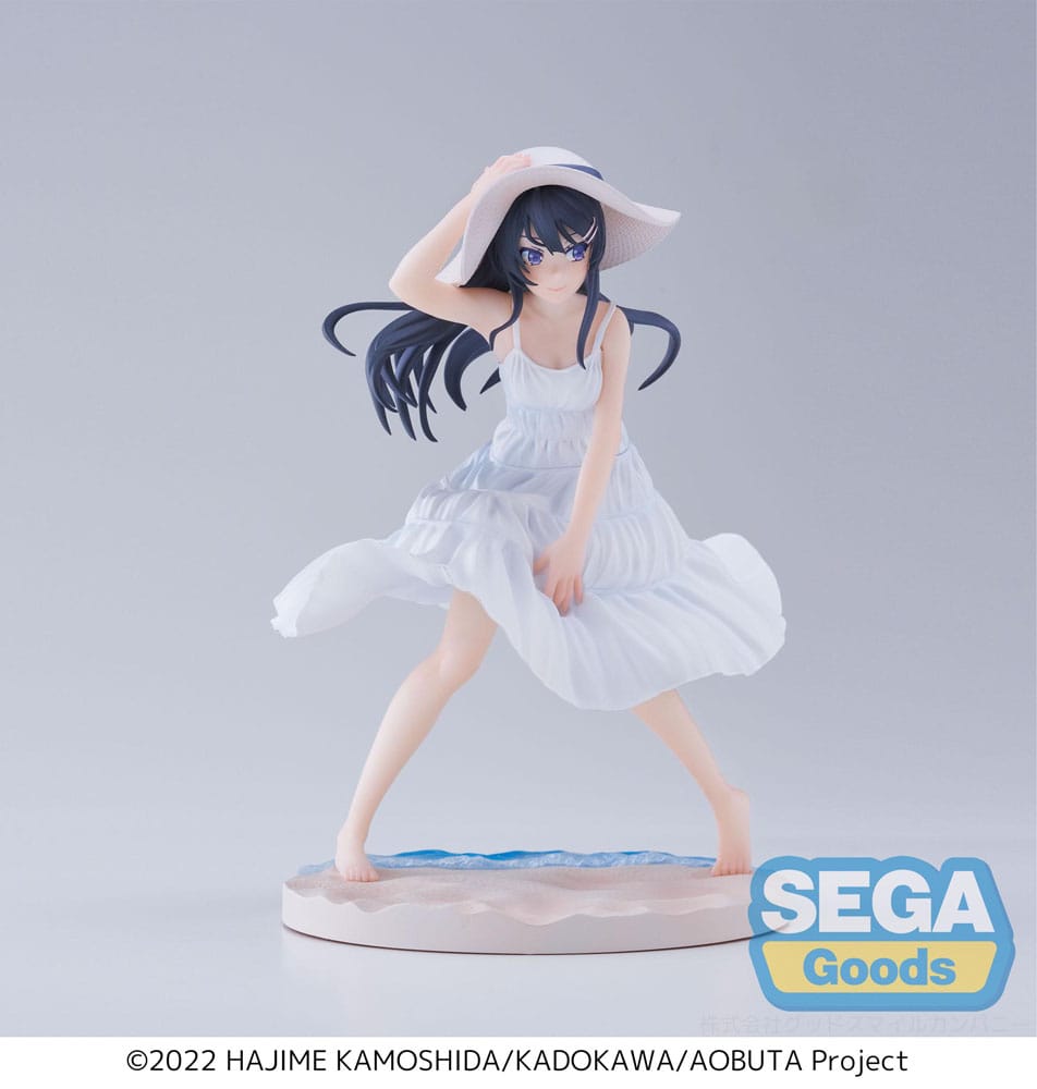 Rascal Does Not Dream of a Bunny Girl Senpai Luminasta PVC Statue Mai Sakurajima Summer Dress 17 cm