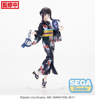 Lycoris Recul Luminasta Pvc Statue Takina Inoue sort dans un yukata 19 cm