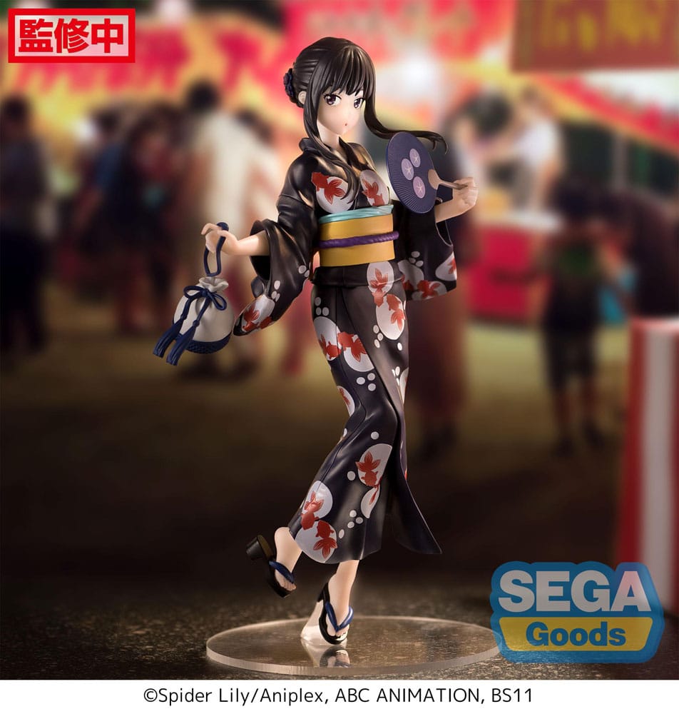 Lycoris rinculo luminasta pvc statue takina Inoue che esce in uno yukata 19 cm