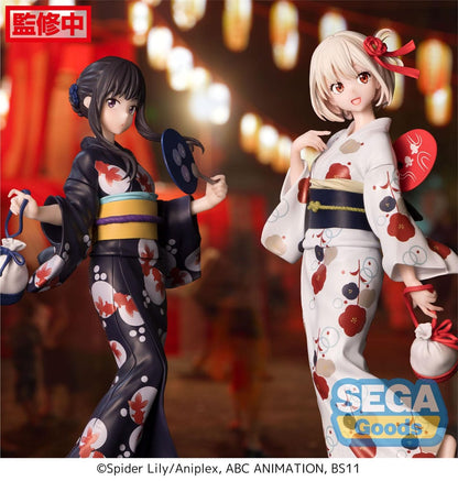 Lycoris rinculo luminasta pvc statue takina Inoue che esce in uno yukata 19 cm