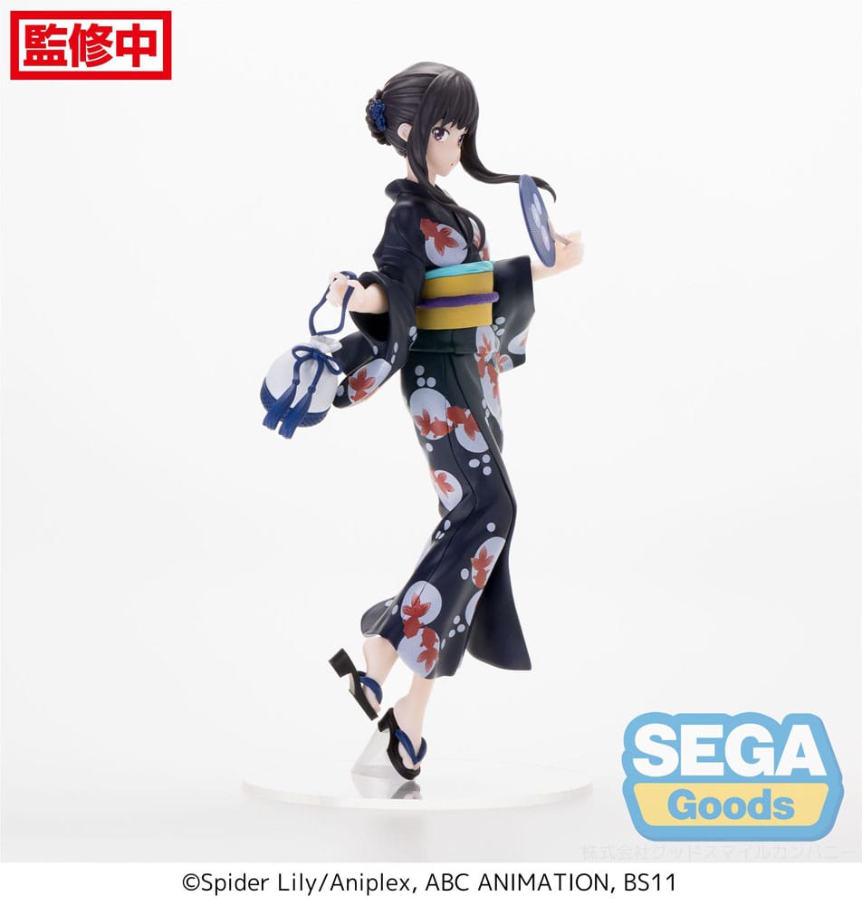 Lycoris rinculo luminasta pvc statue takina Inoue che esce in uno yukata 19 cm