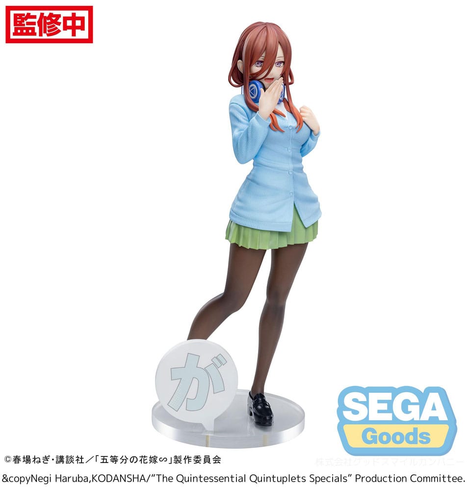 Les quintuplets par excellence spéciaux Luminasta PVC Statue Miku Nakano 20 cm