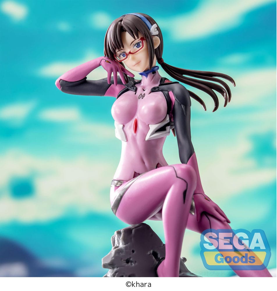 Evangelion: 3,0+1,0 dreimal zu einer Zeit Luminasta PVC Statue Mari Makinami Illustres Vignetteum 30 -jähriges Jubiläum ver. 18 cm