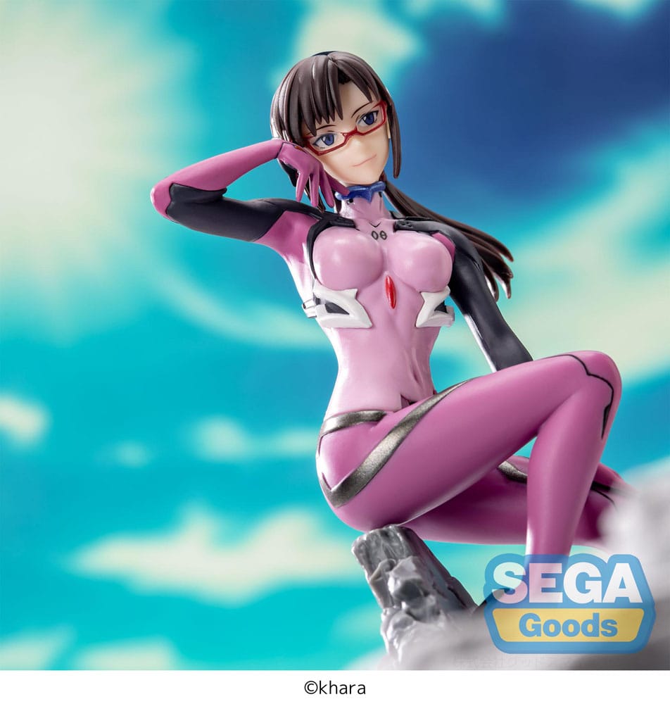 Evangelion: 3,0+1,0 dreimal zu einer Zeit Luminasta PVC Statue Mari Makinami Illustres Vignetteum 30 -jähriges Jubiläum ver. 18 cm