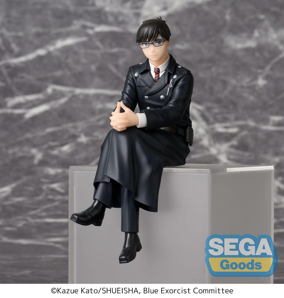 Blå exorcist Shimane Illuminati Saga PM sittande PVC-staty Yukio Okumura 14 cm