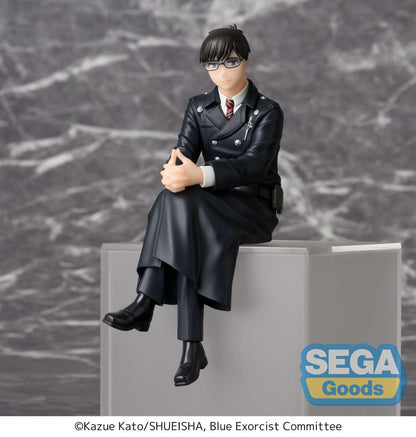 Blå exorcist Shimane Illuminati Saga PM sittande PVC-staty Yukio Okumura 14 cm