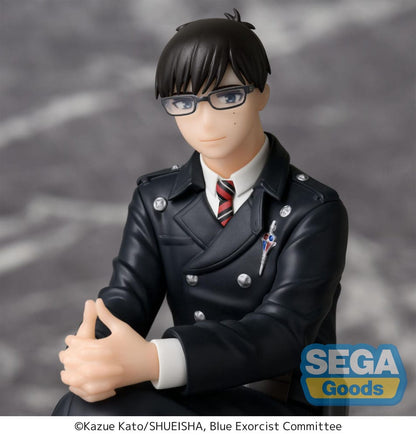 Blå exorcist Shimane Illuminati Saga PM sittande PVC-staty Yukio Okumura 14 cm