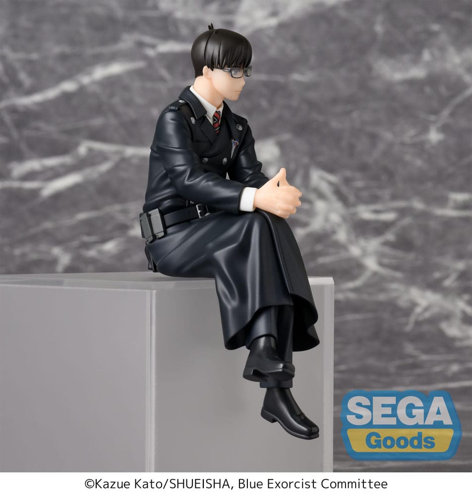 Blå exorcist Shimane Illuminati Saga PM sittande PVC-staty Yukio Okumura 14 cm