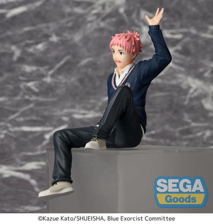 Blå exorcist Shimane Illuminati Saga PM sittande PVC-staty Renzo Shima 14 cm